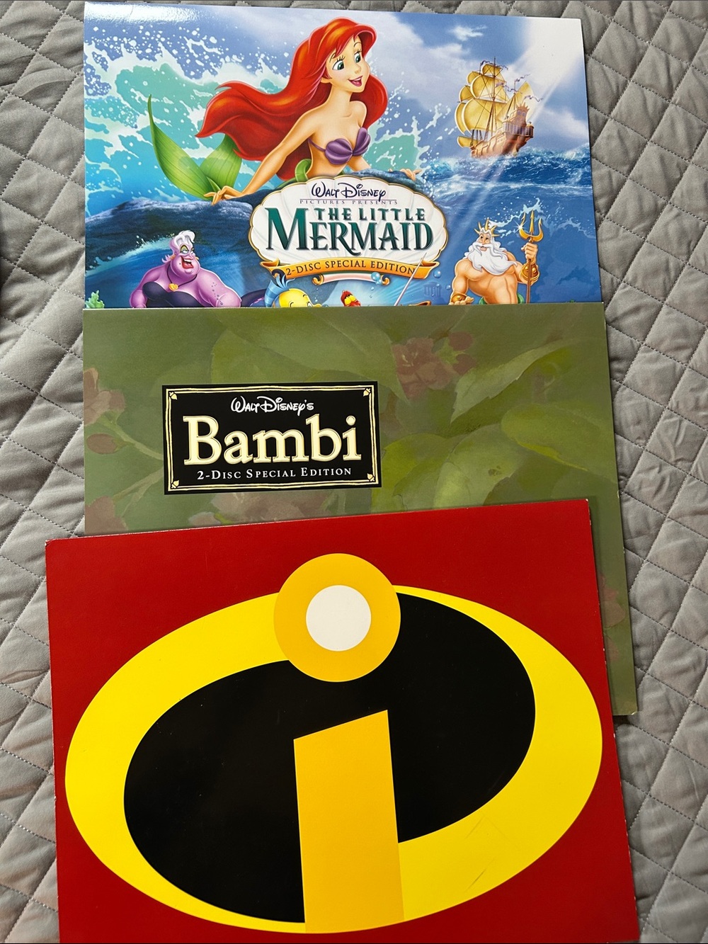 Disney Special Edition - The Little Mermaid, Bambi, The Incredibles .